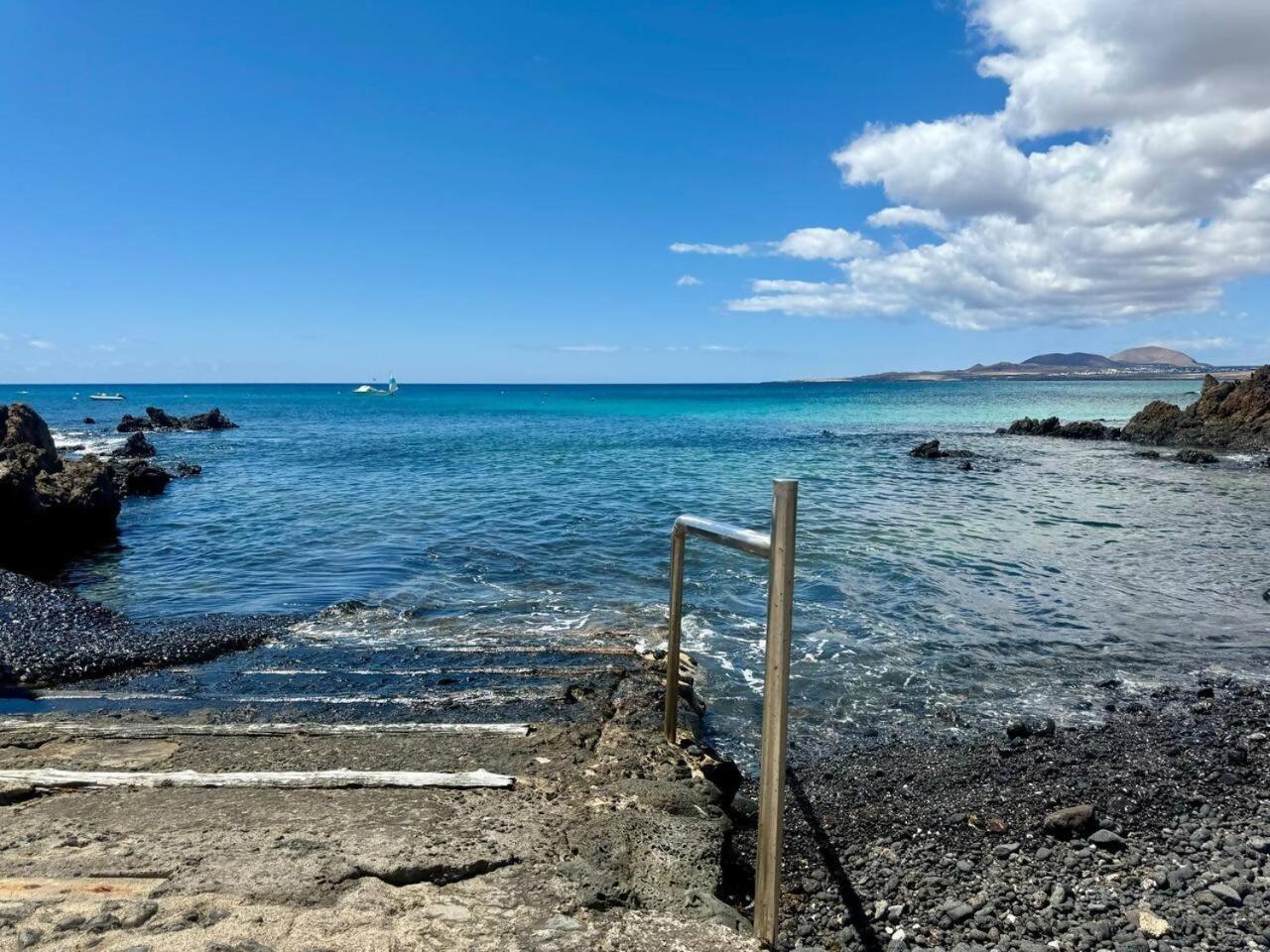 Gran Terraza 1 Minuto De Las Piscinas Naturales Punta Mujeres Buitenkant foto