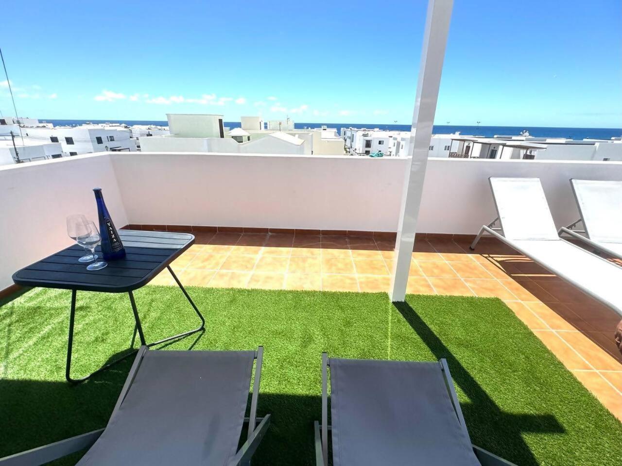 Gran Terraza 1 Minuto De Las Piscinas Naturales Punta Mujeres Buitenkant foto