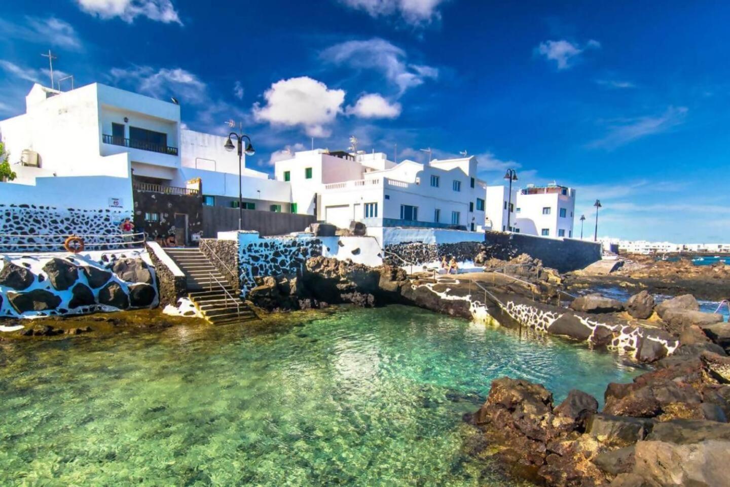 Gran Terraza 1 Minuto De Las Piscinas Naturales Punta Mujeres Buitenkant foto